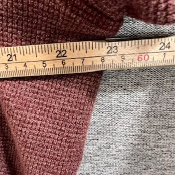 Eddie Bauer Men's Long Sleeve Shirt Size Large Maroon Henley Buttons - Picture 8 of 11